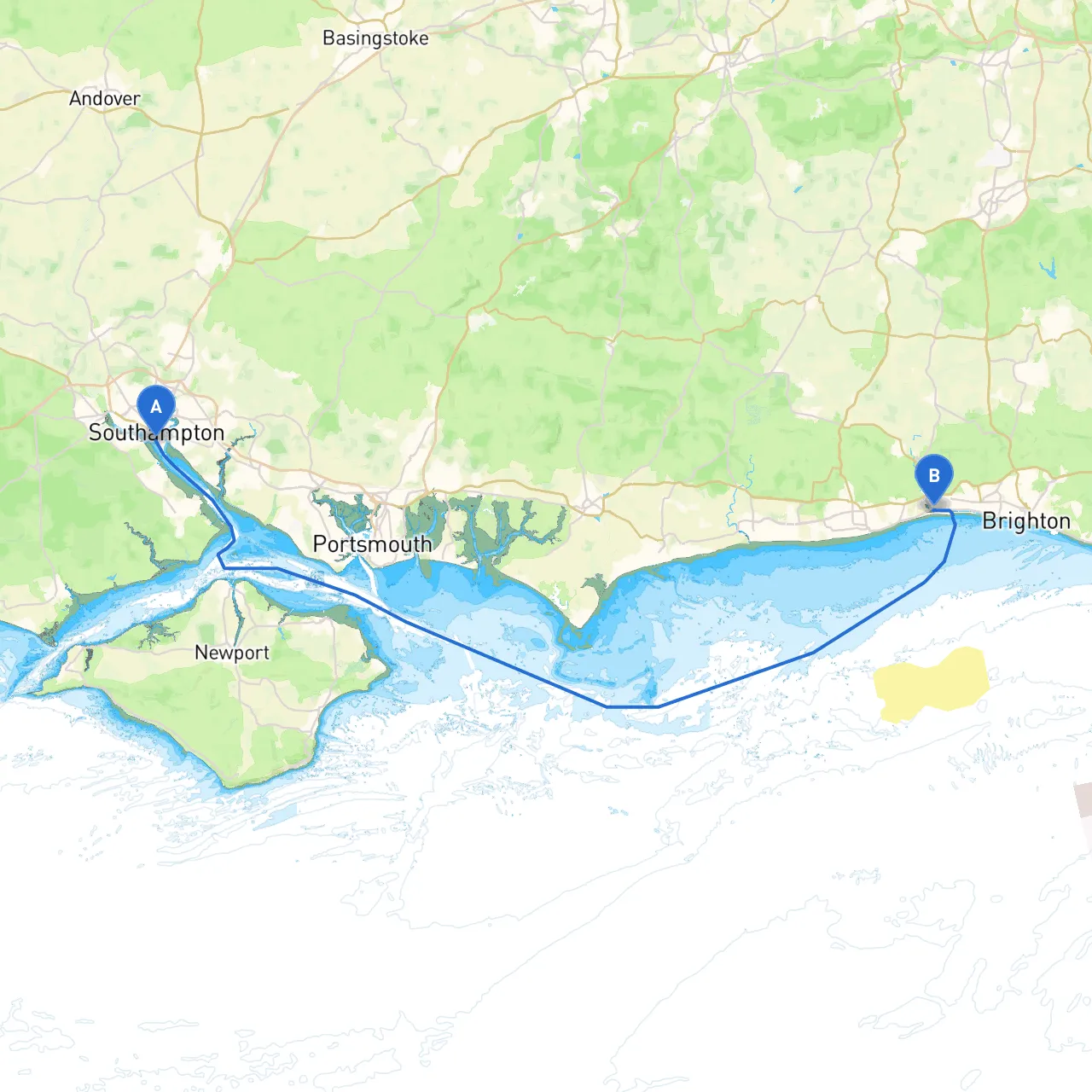 Southampton to Shoreham by Sea