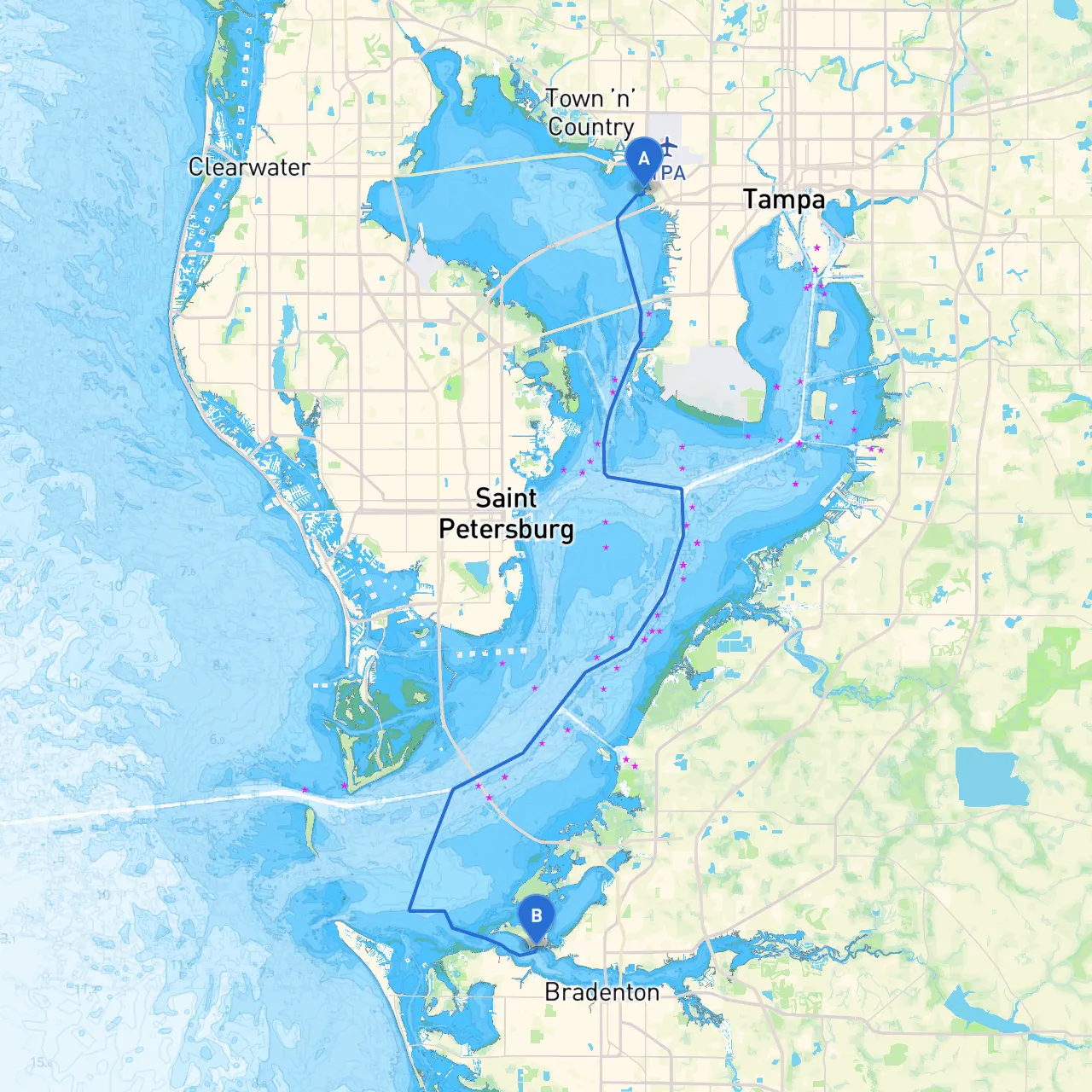 Tampa to Palmetto