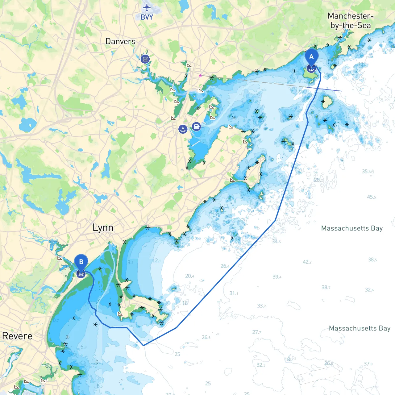 Salem to Revere