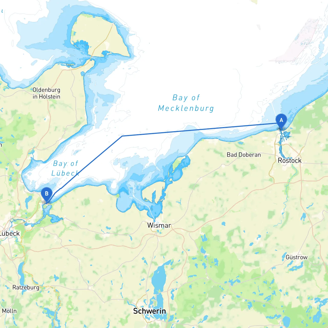 Rostock to Lubeck