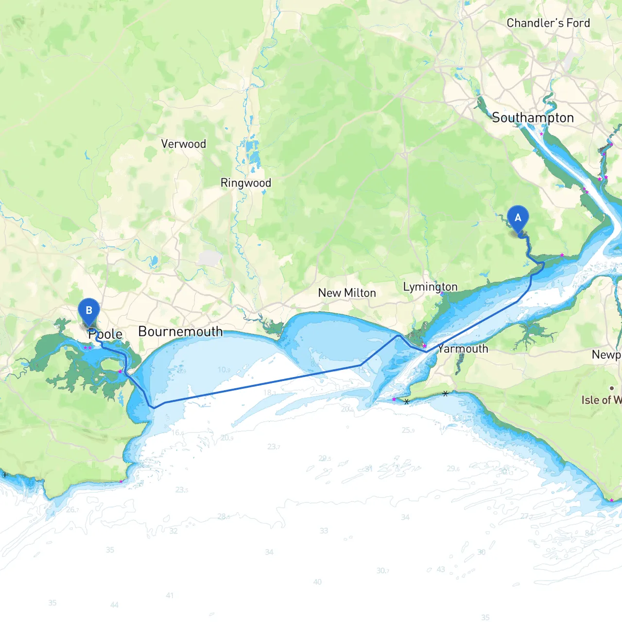 Beaulieu to Poole