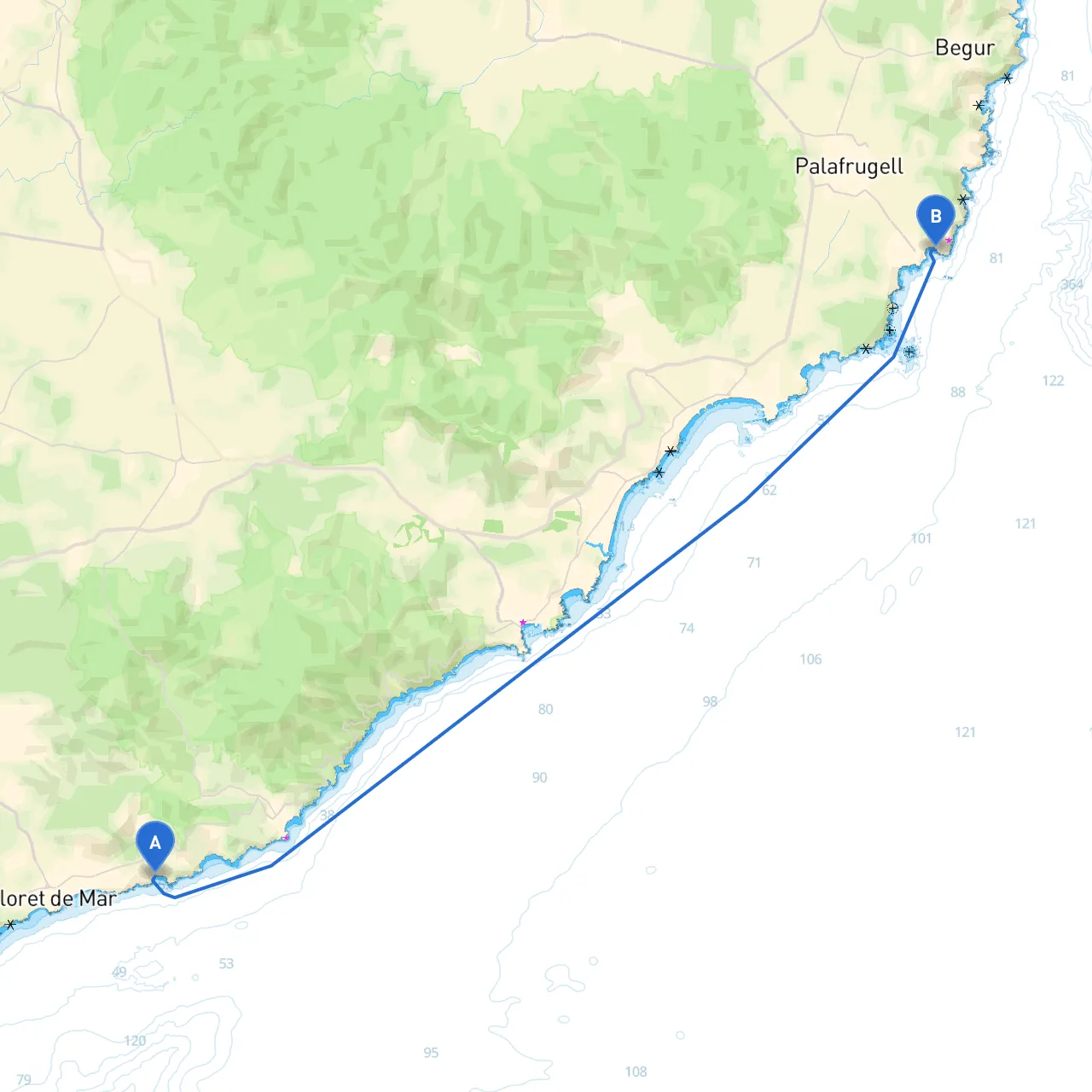Girona to Llafranc