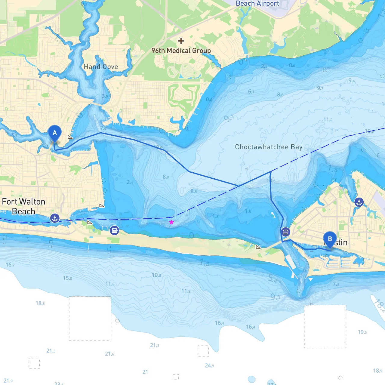 Fort Walton Beach to Destin