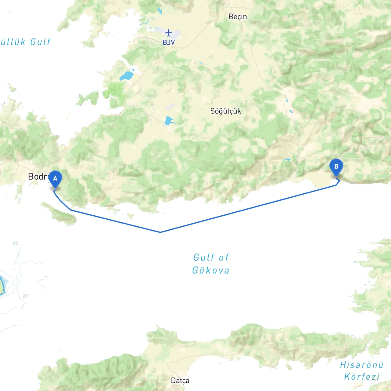 Bodrum to Milas