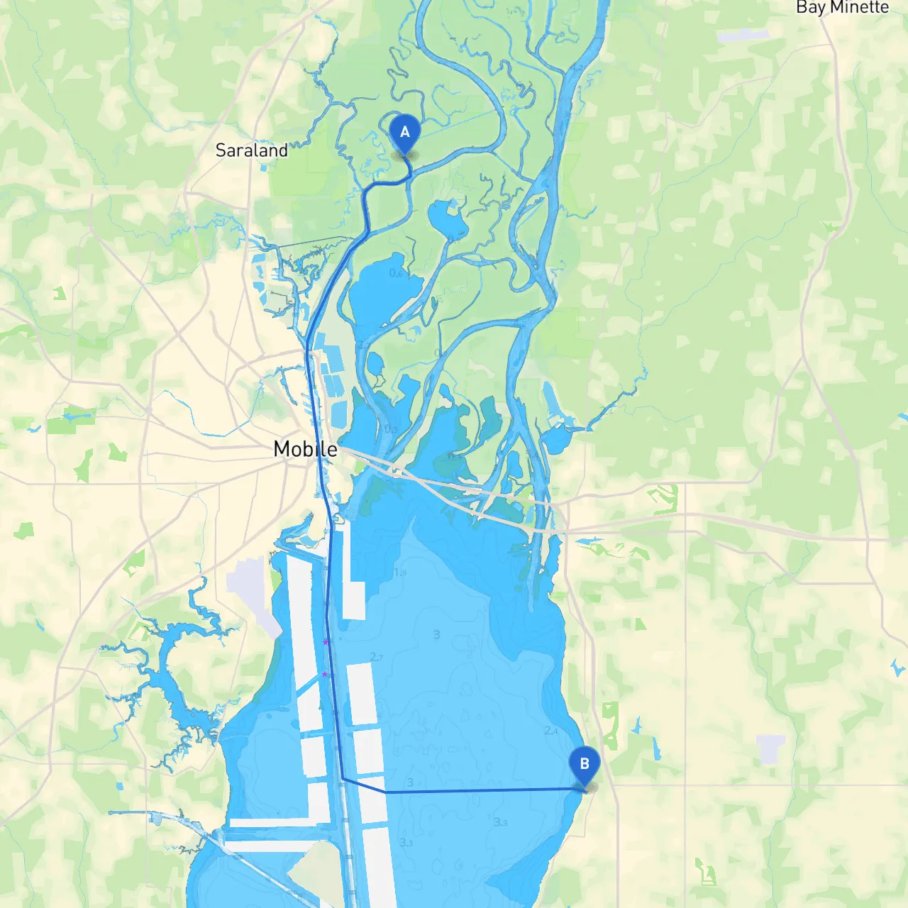 Mobile to Fairhope
