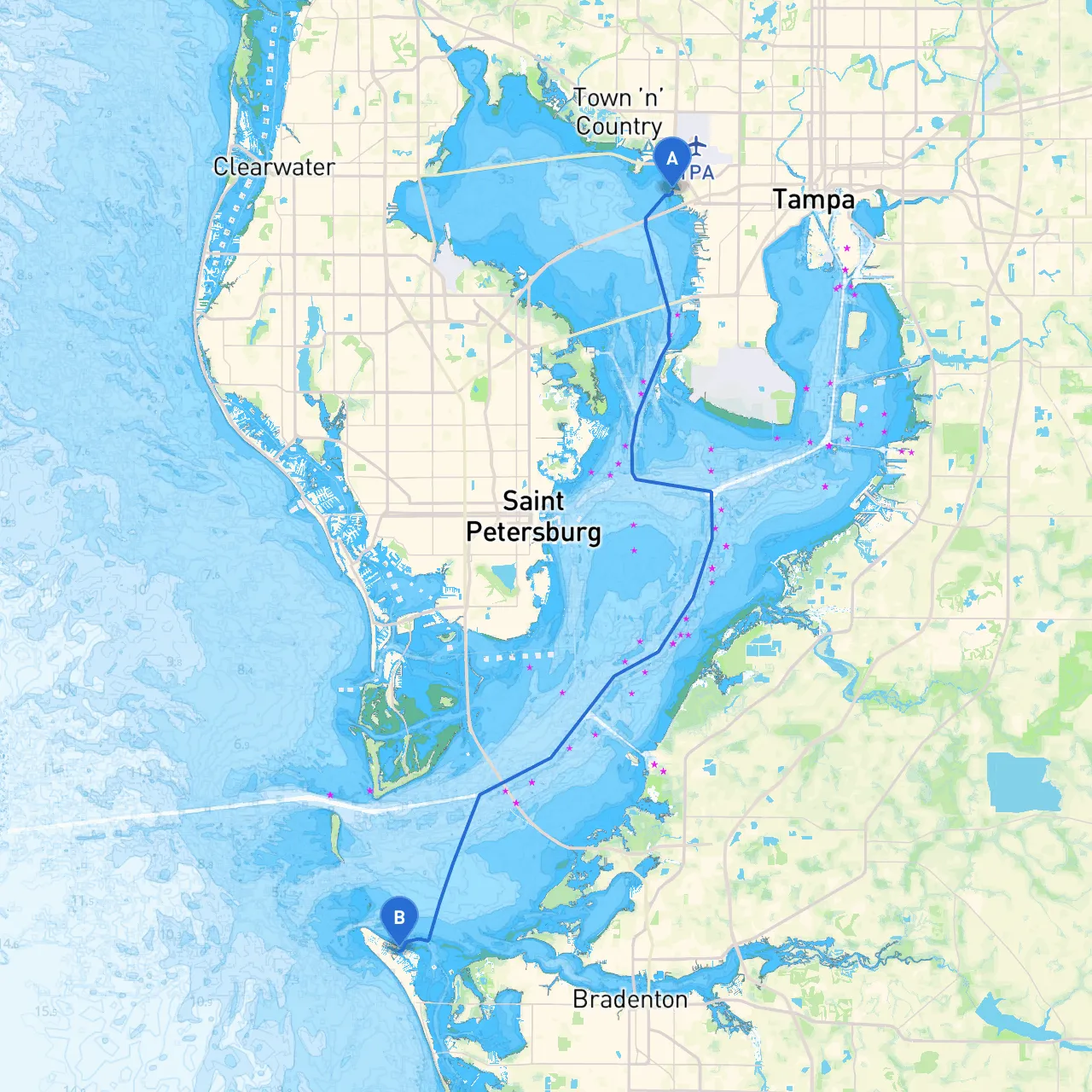 Tampa to Anna Maria