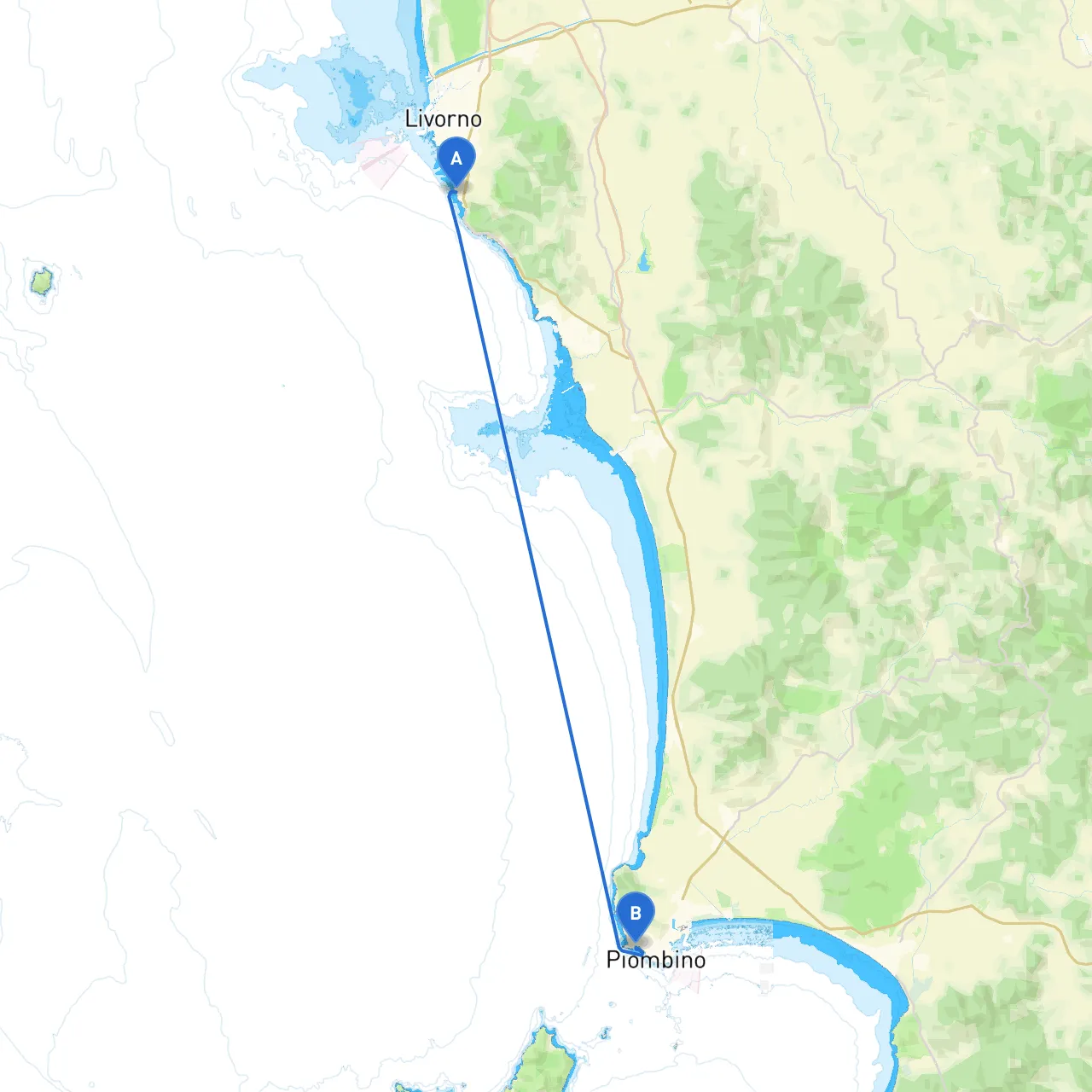Livorno to Piombino