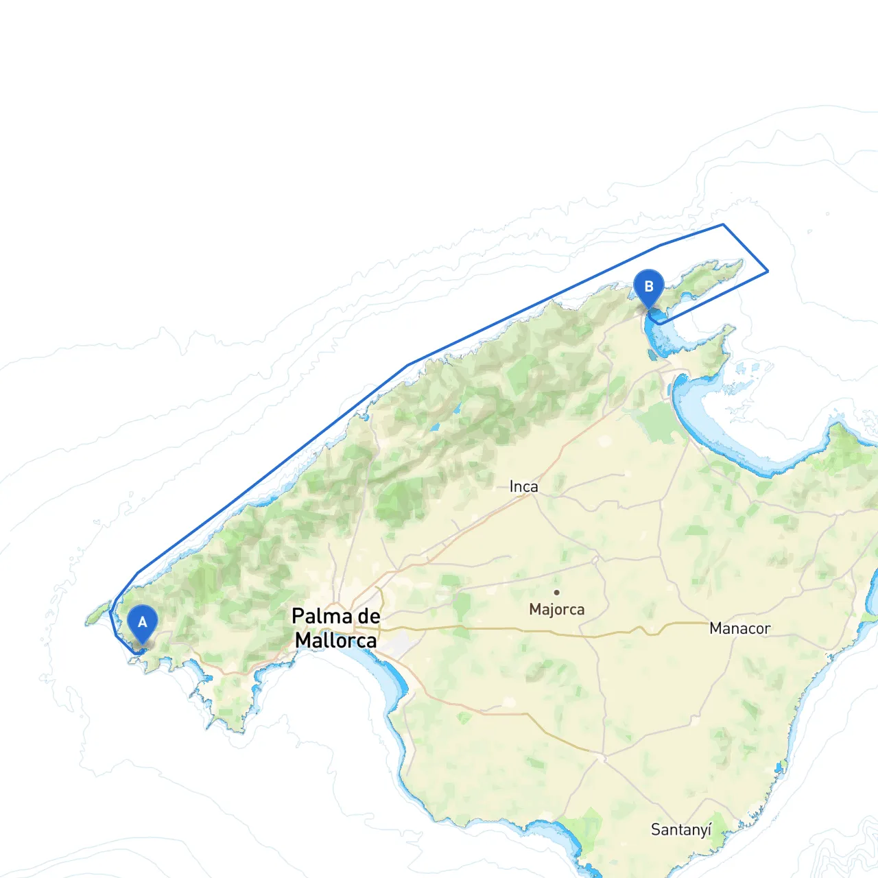 Andratx to Port de Pollenca