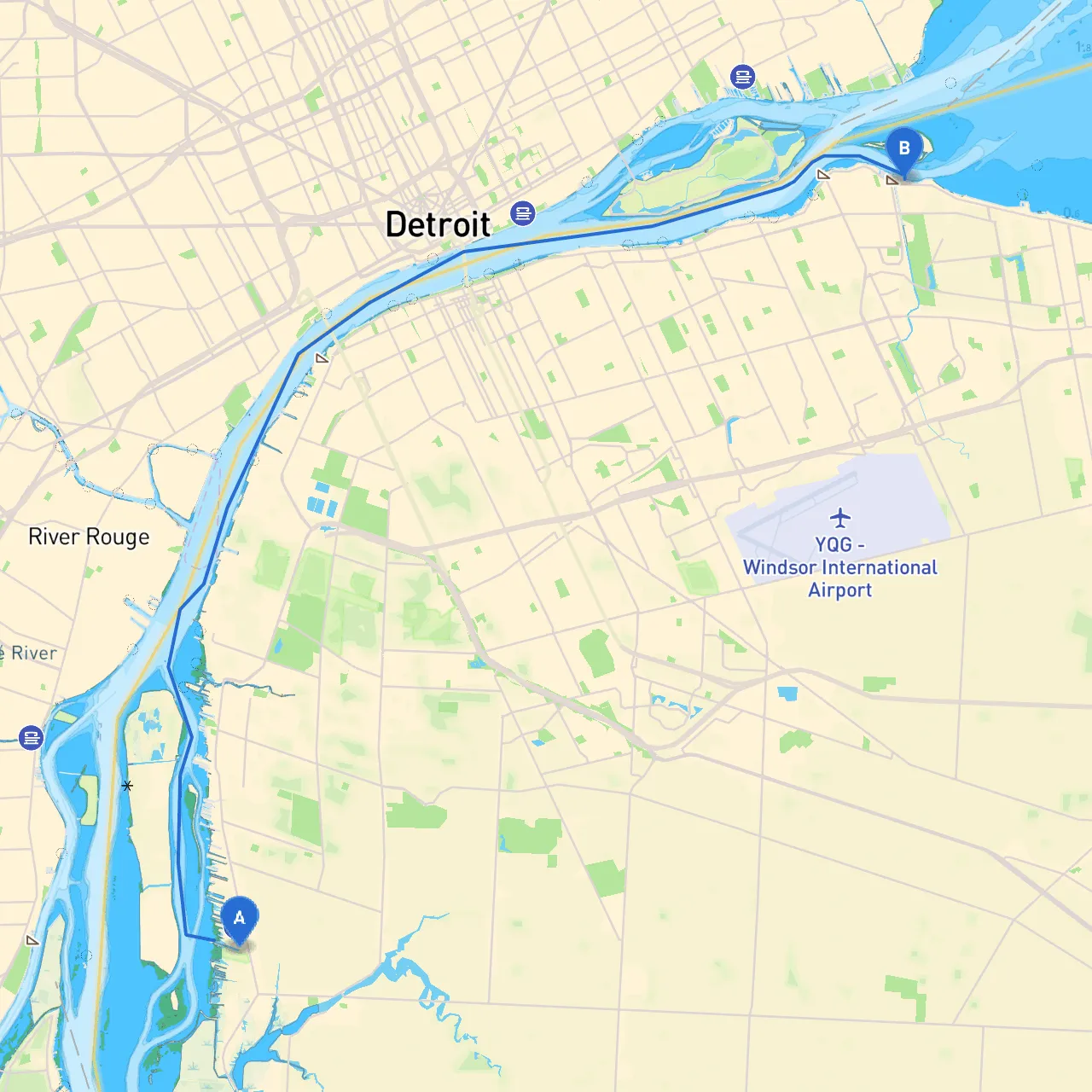 LaSalle to Windsor