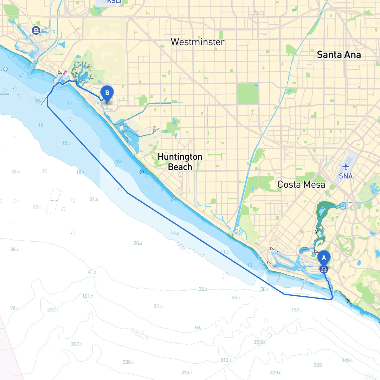 Corona Del Mar to Huntington Beach