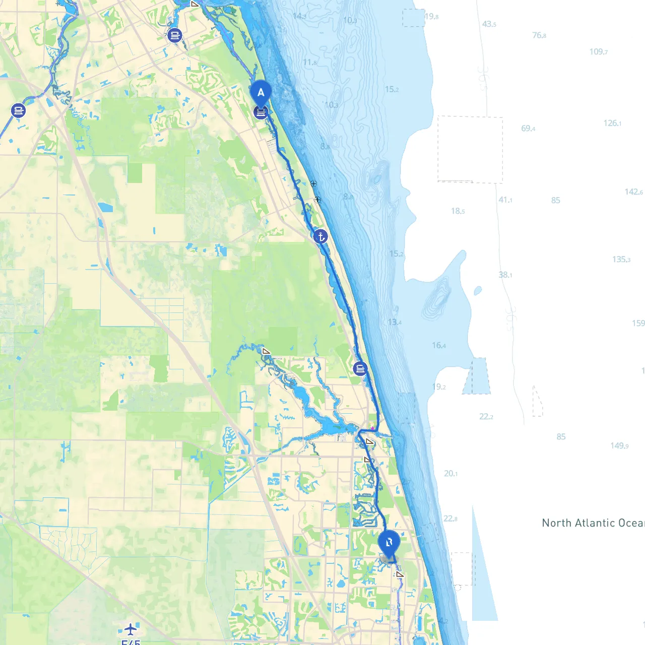 Hobe Sound to Palm Beach Gardens