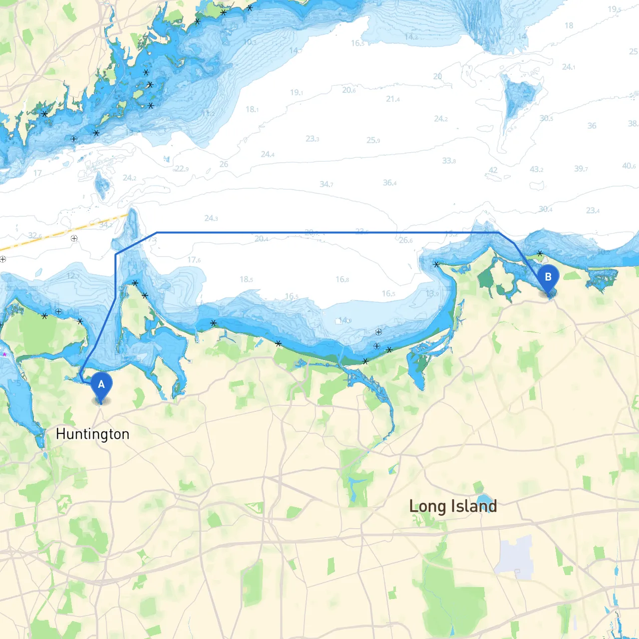 Huntington to Port Jefferson