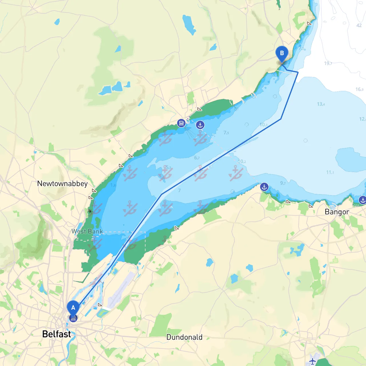 Belfast to Whitehead