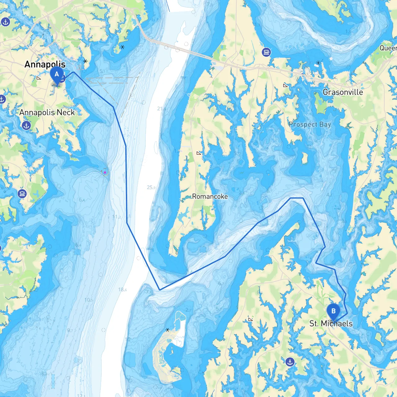 Annapolis to St. Michaels