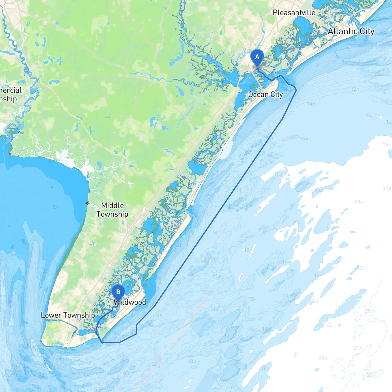 Somers Point to Wildwood