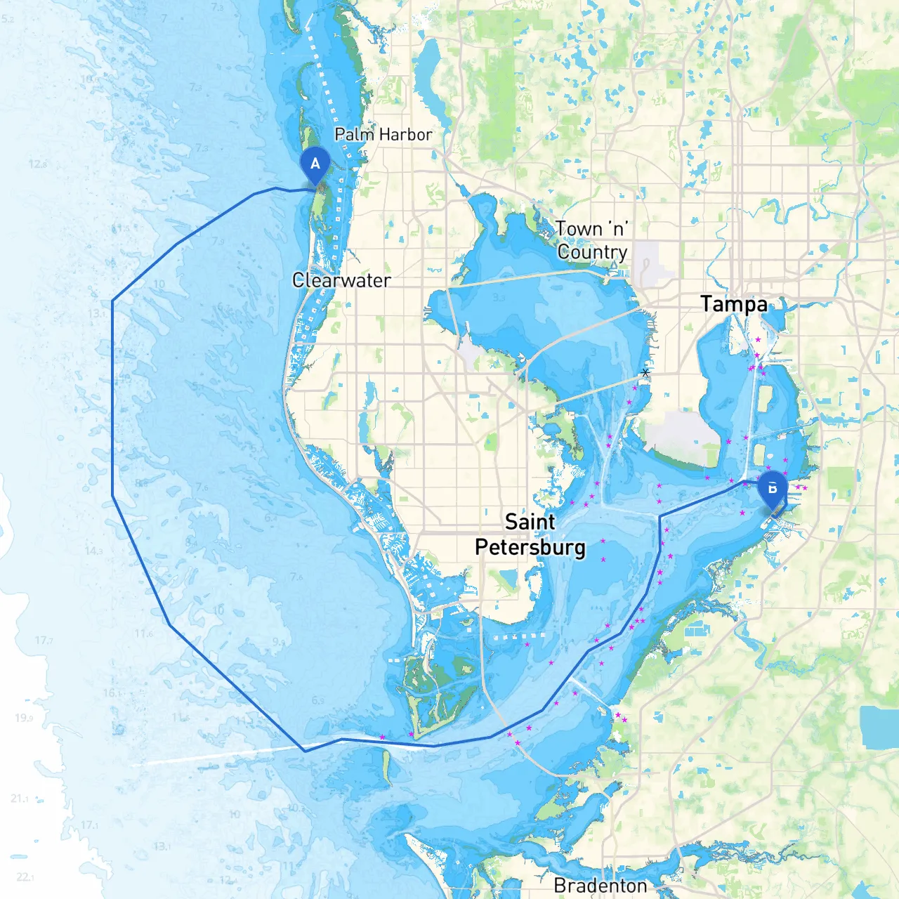 Clearwater to Apollo Beach