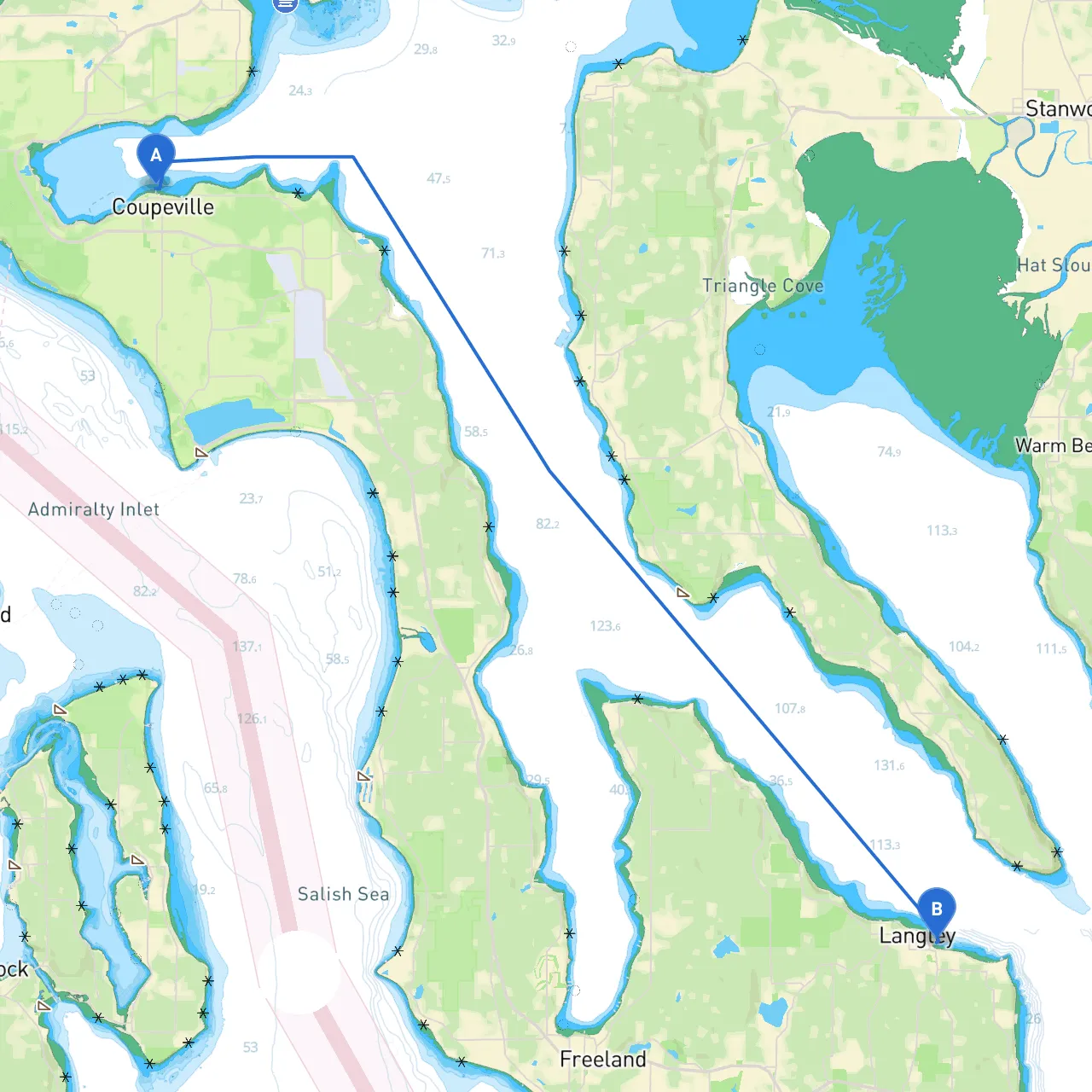 Coupeville to Freeland