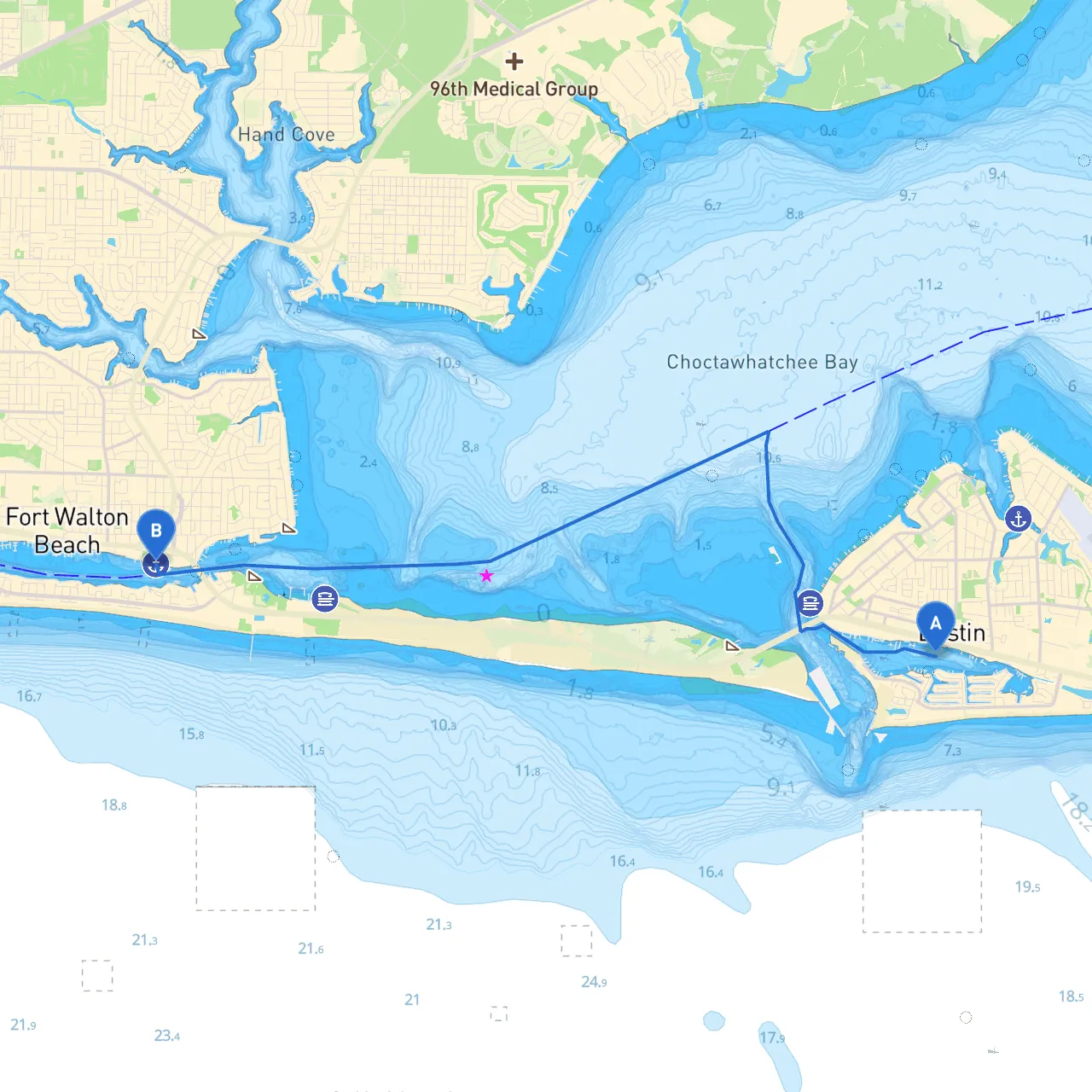 Destin to Ft. Walton Beach
