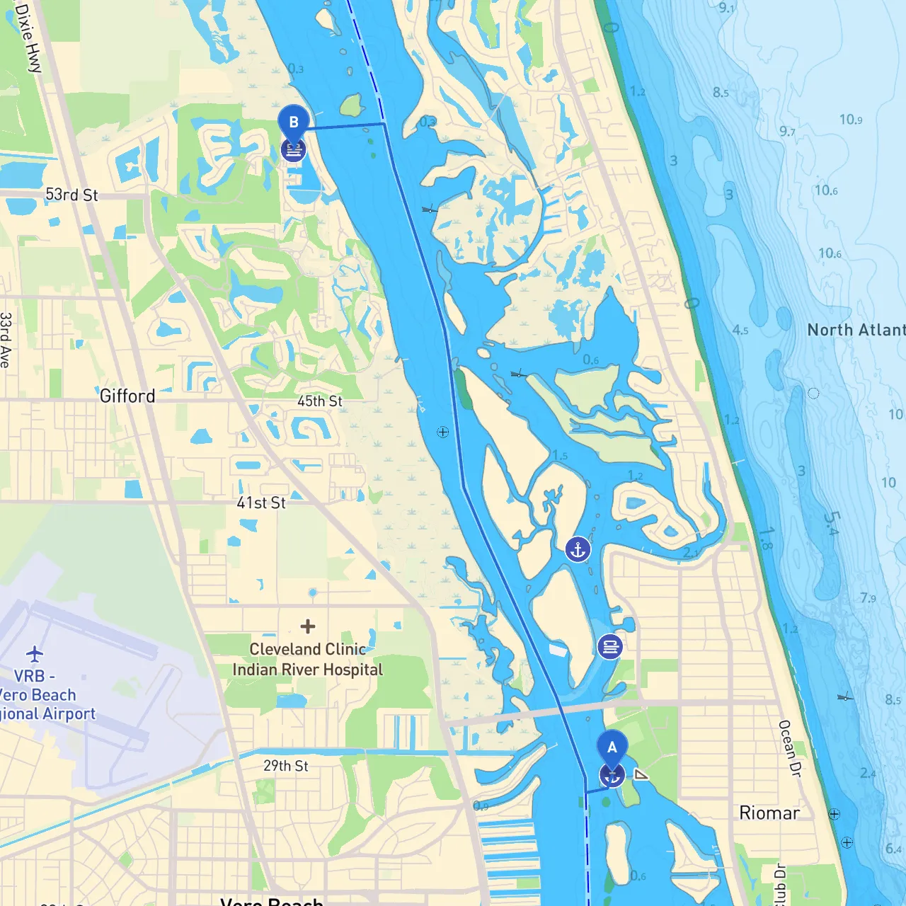 Vero Beach to Vero Beach