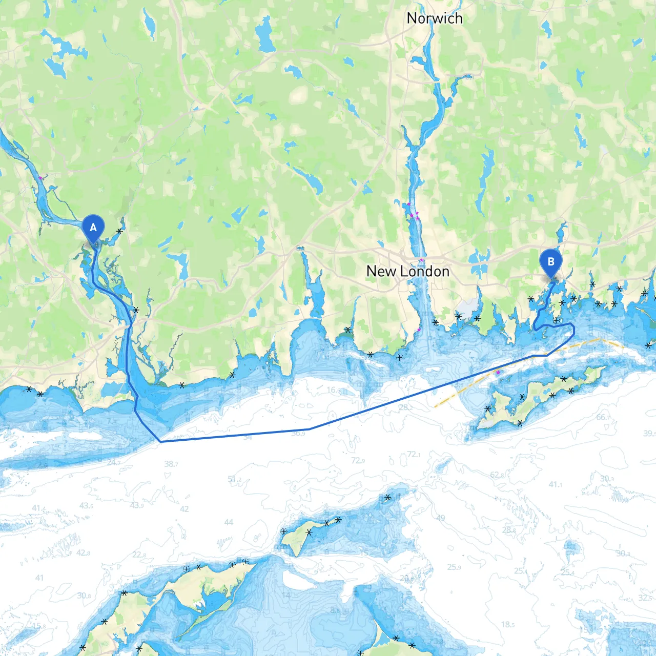 Essex to Mystic