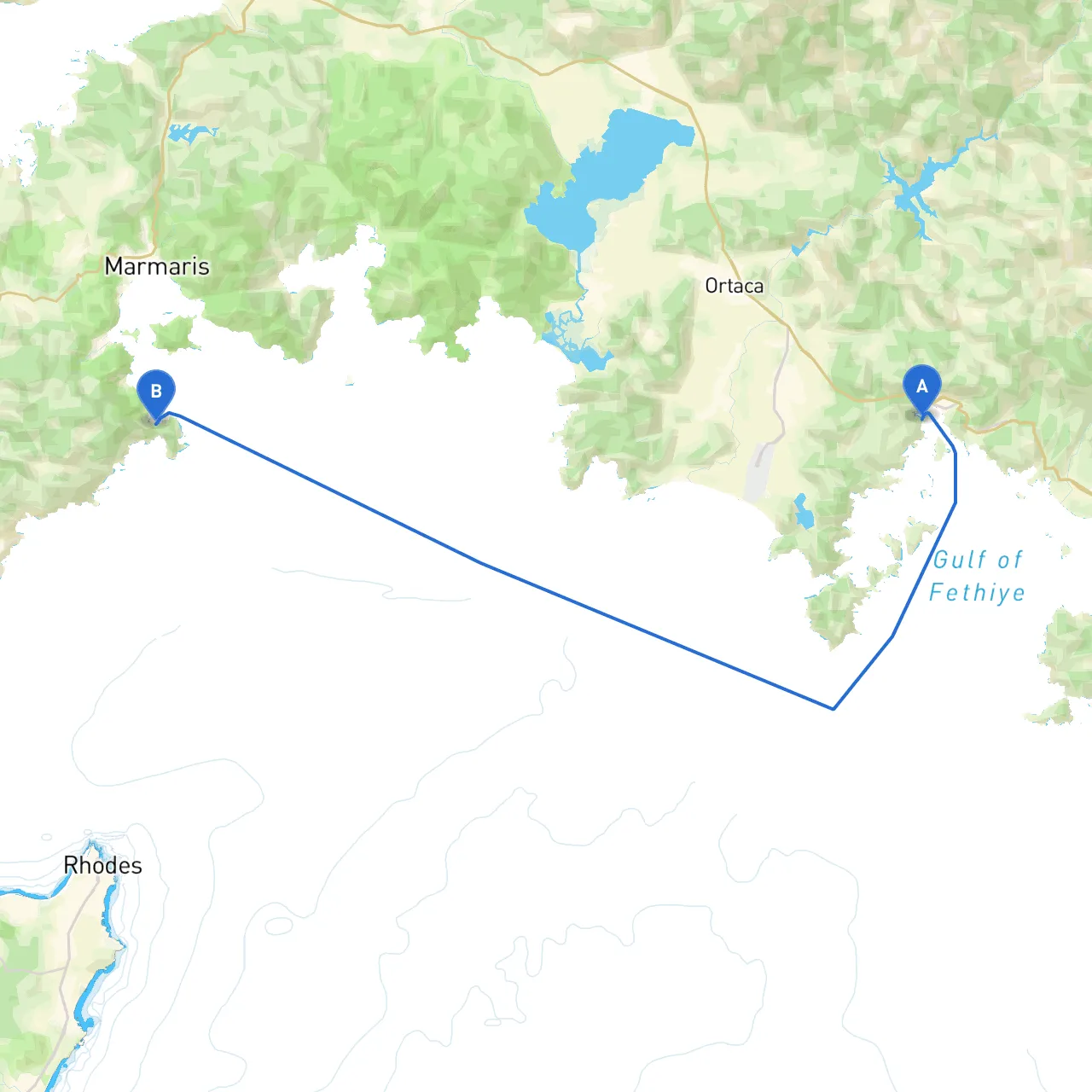 Fethiye to Mugla