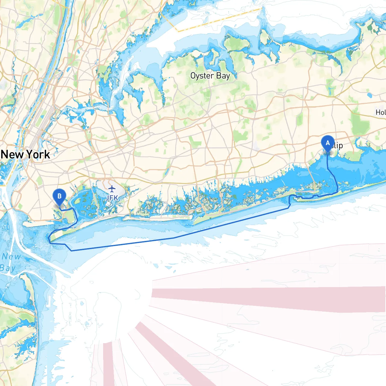 Islip to Brooklyn