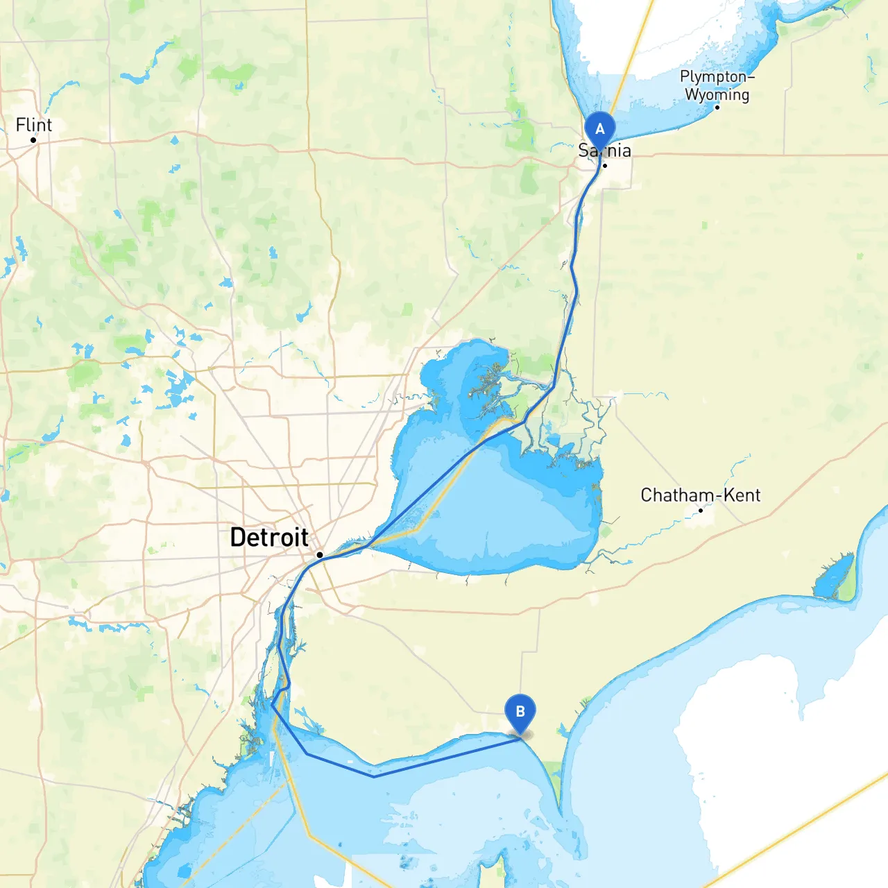 Sarnia to Leamington