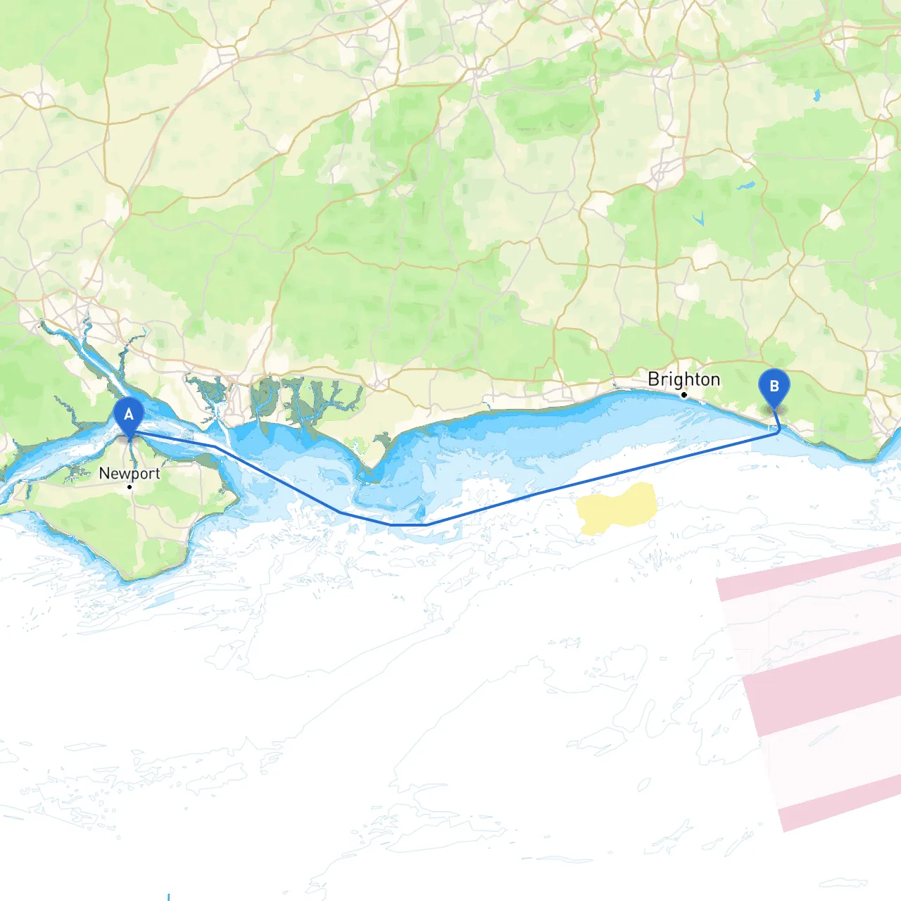 Cowes to Newhaven