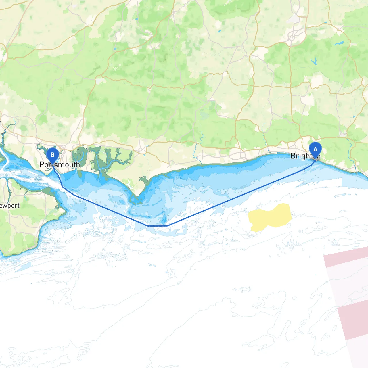 Brighton to Gosport