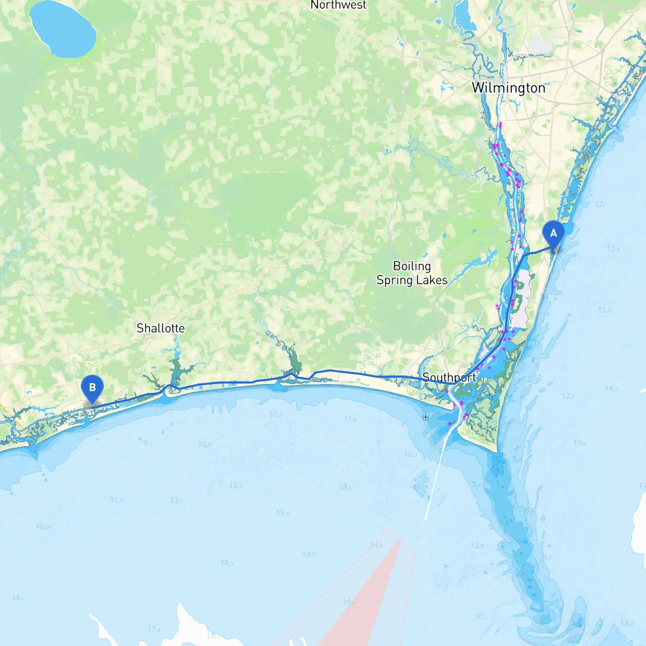 Carolina Beach to Ocean Isle