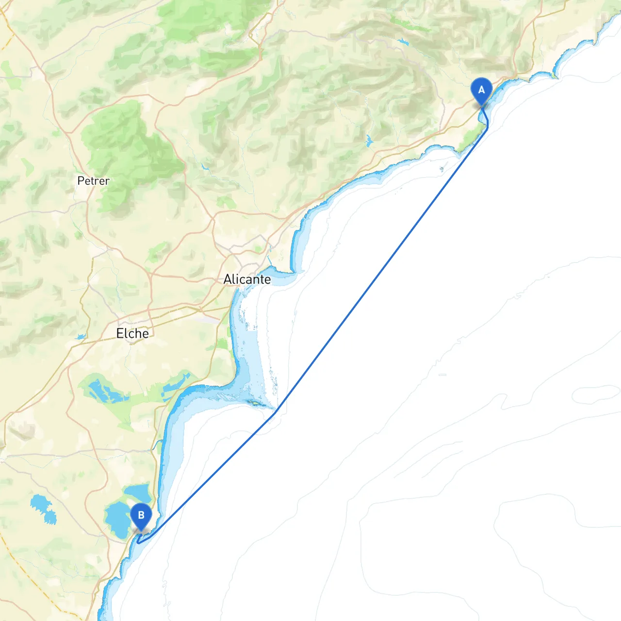 Altea to Torrevieja