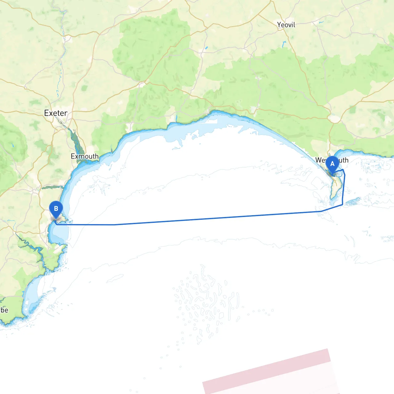 Portland to Torquay