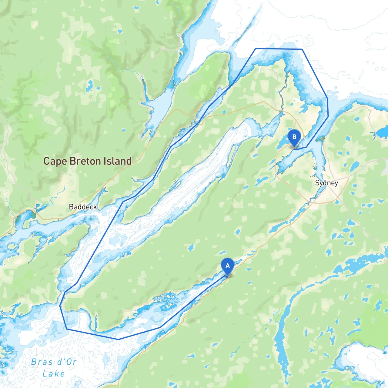 Cape Breton to North Sydney