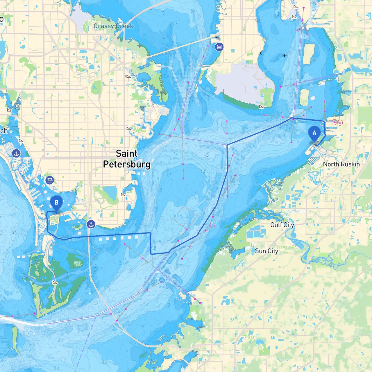 Apollo Beach to St. Petersburg