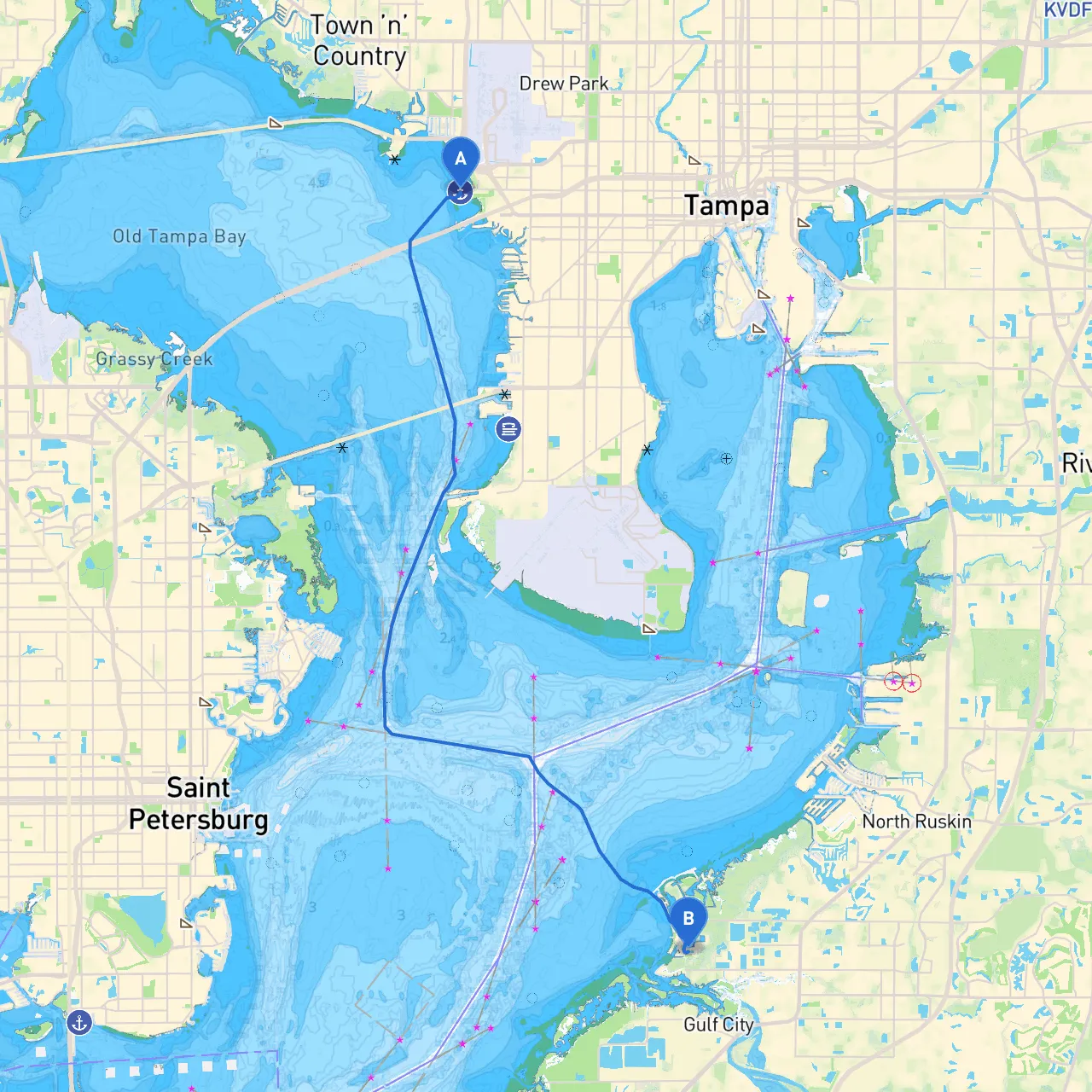 Tampa to Ruskin