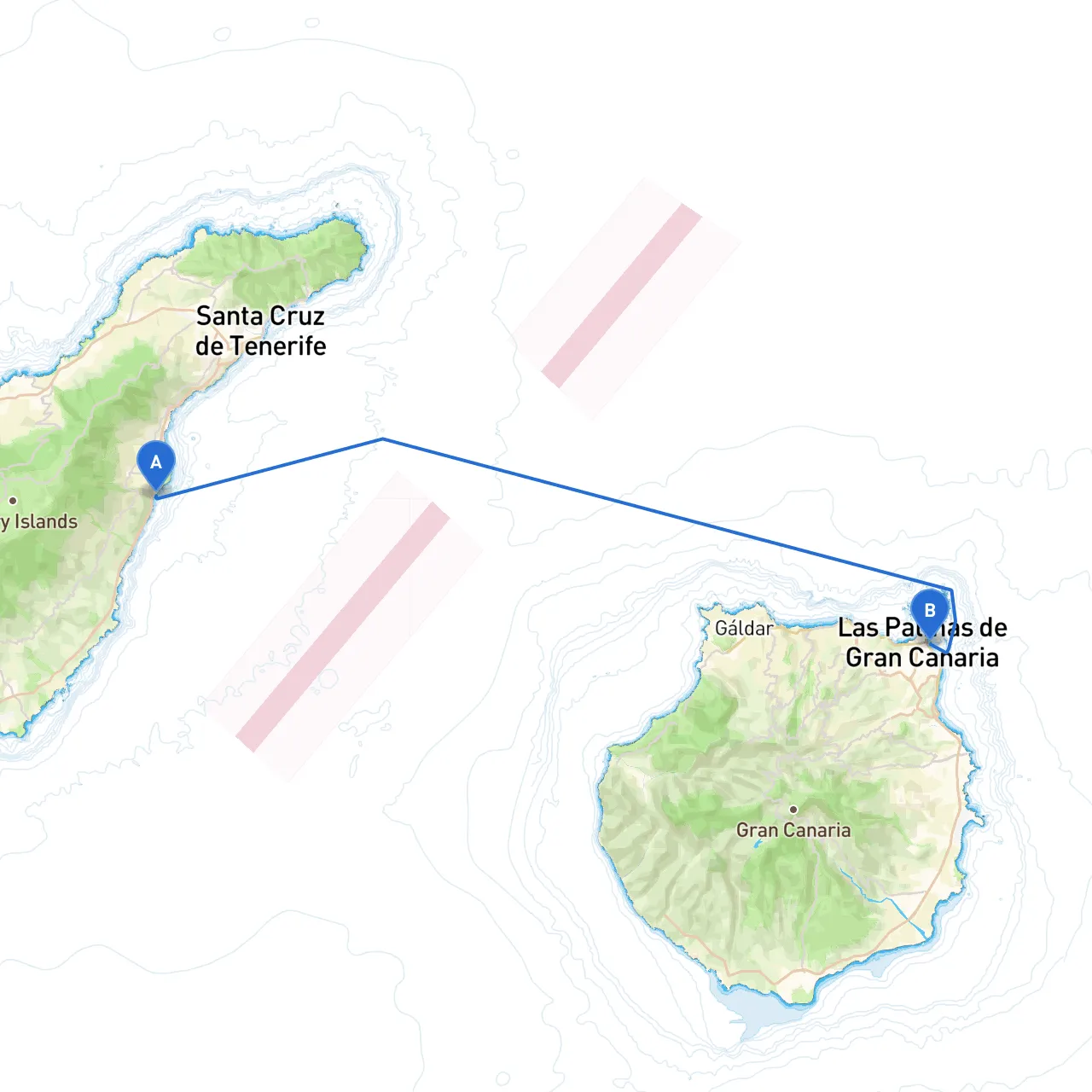 Santa Cruz de Tenerife to Las Palmas