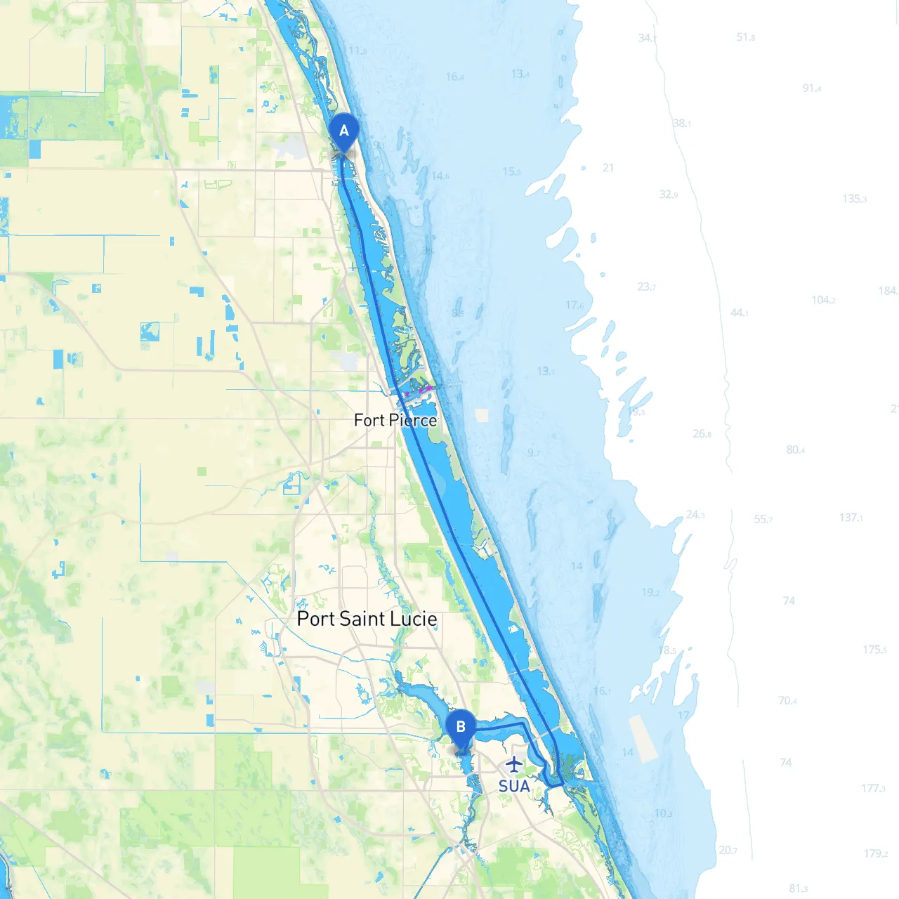 Vero Beach to Palm City