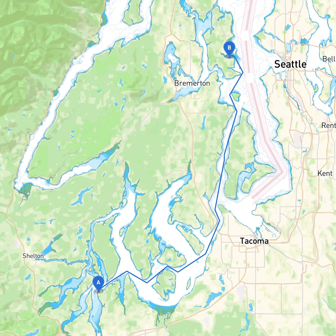 Olympia to Bainbridge Island