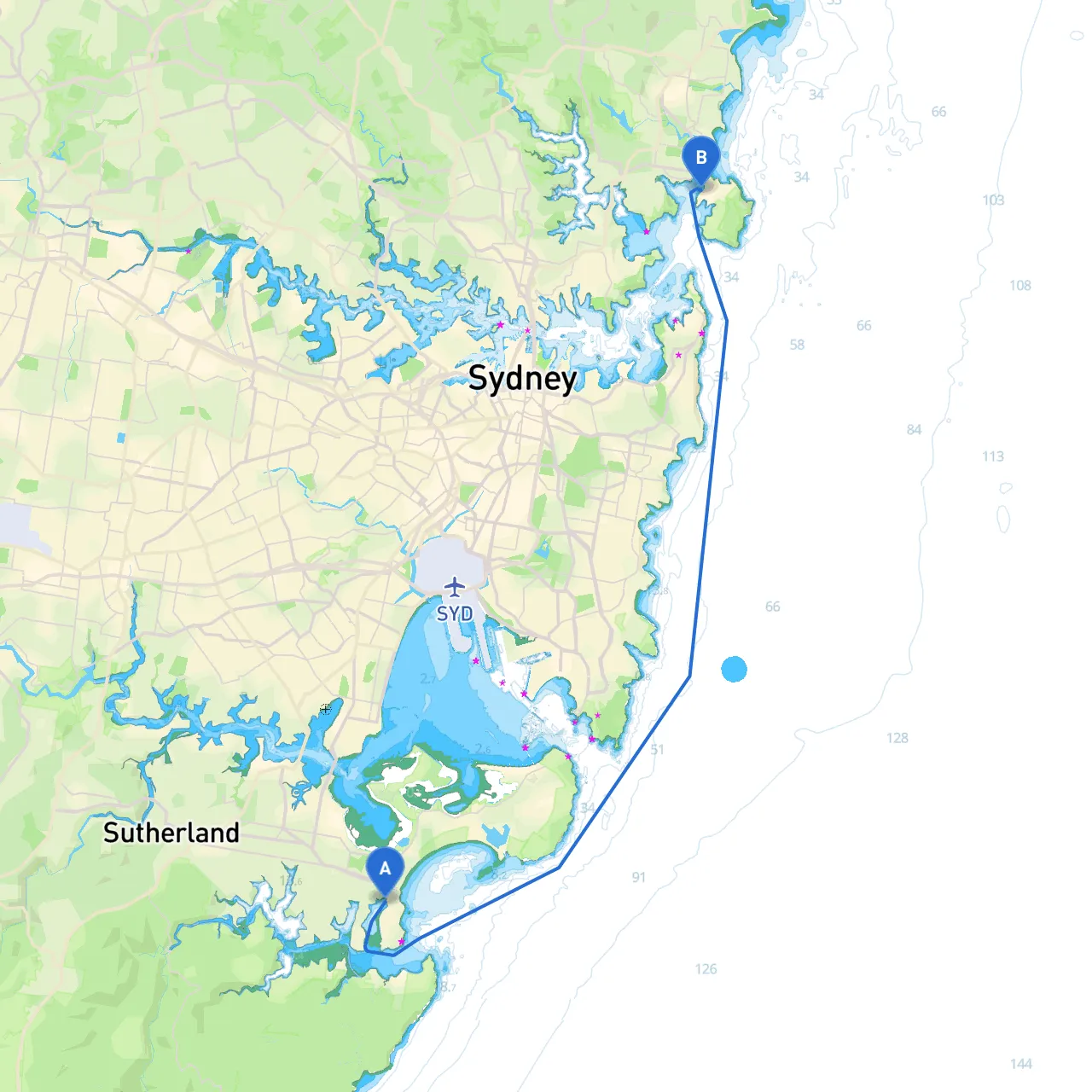 Cronulla to Manly