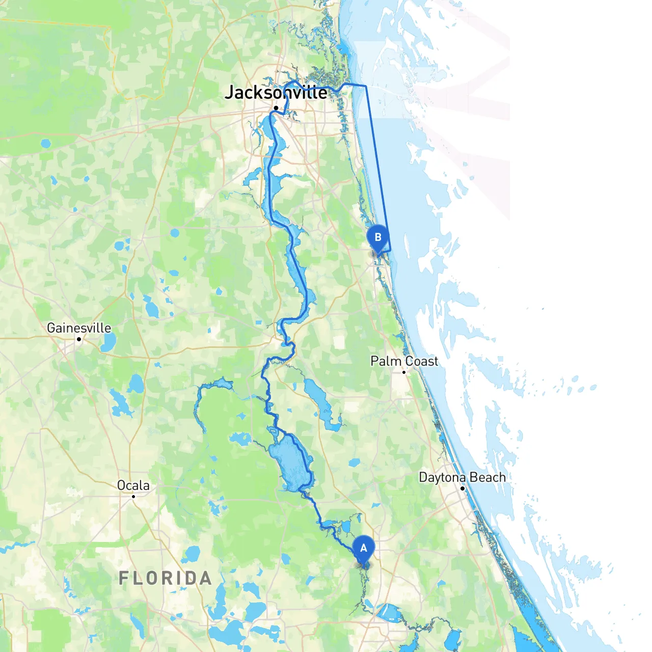 Deland to St Augustine