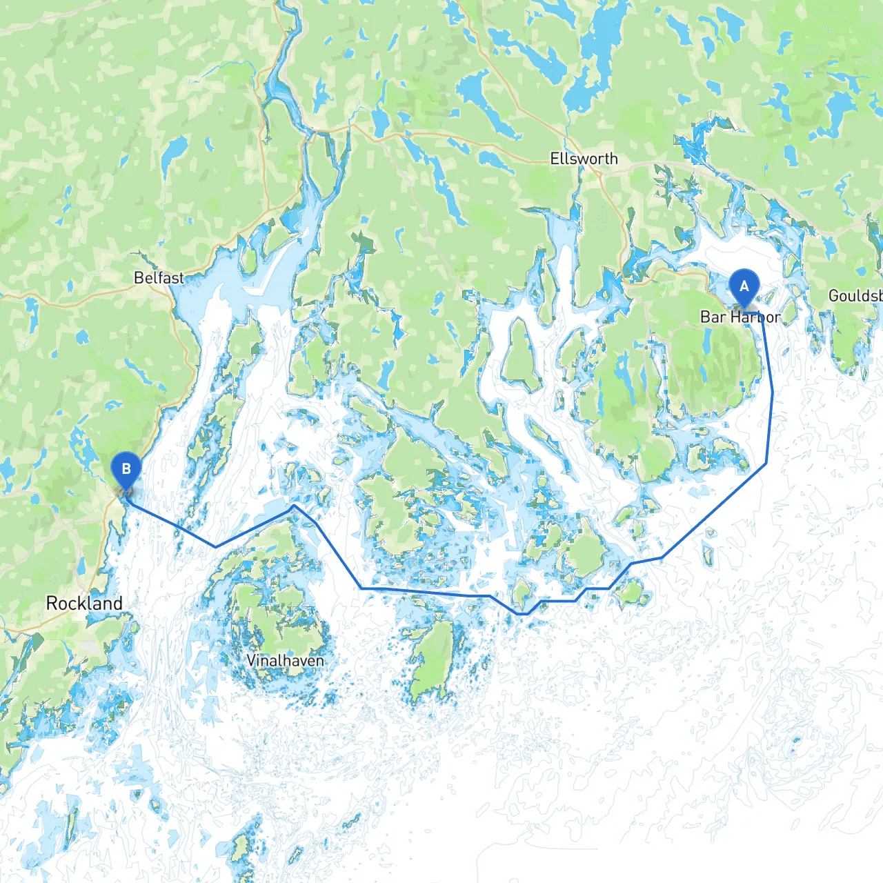 Bar Harbor to Camden