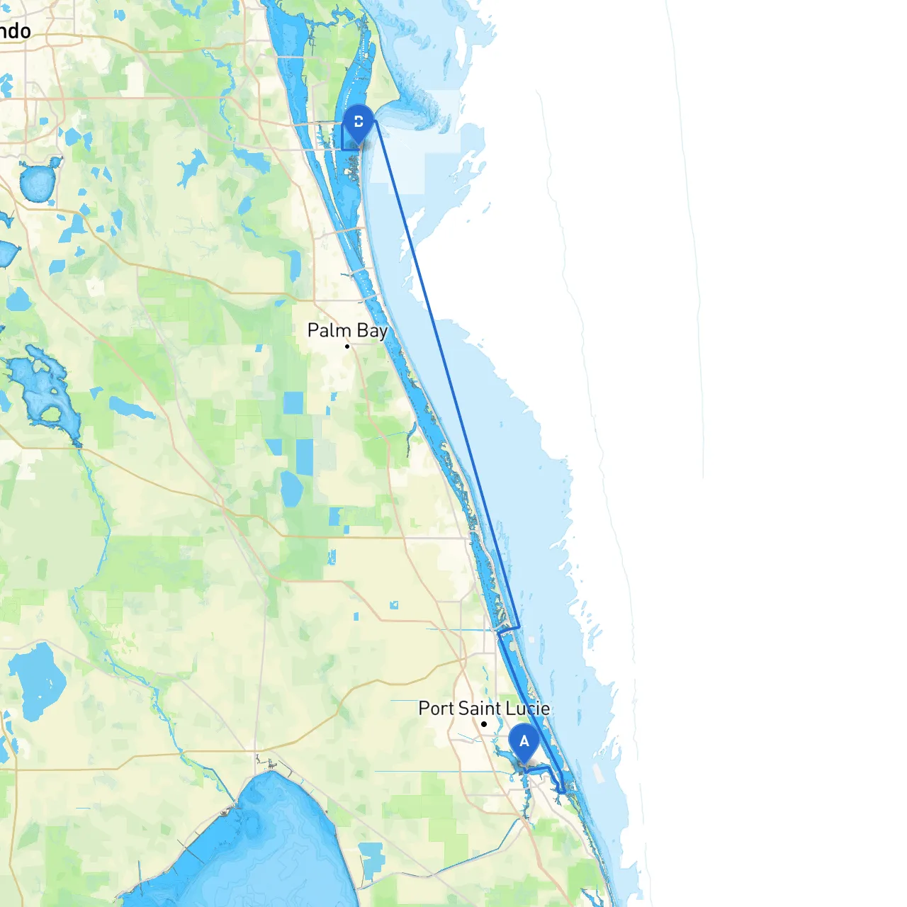 Stuart to Cocoa Beach