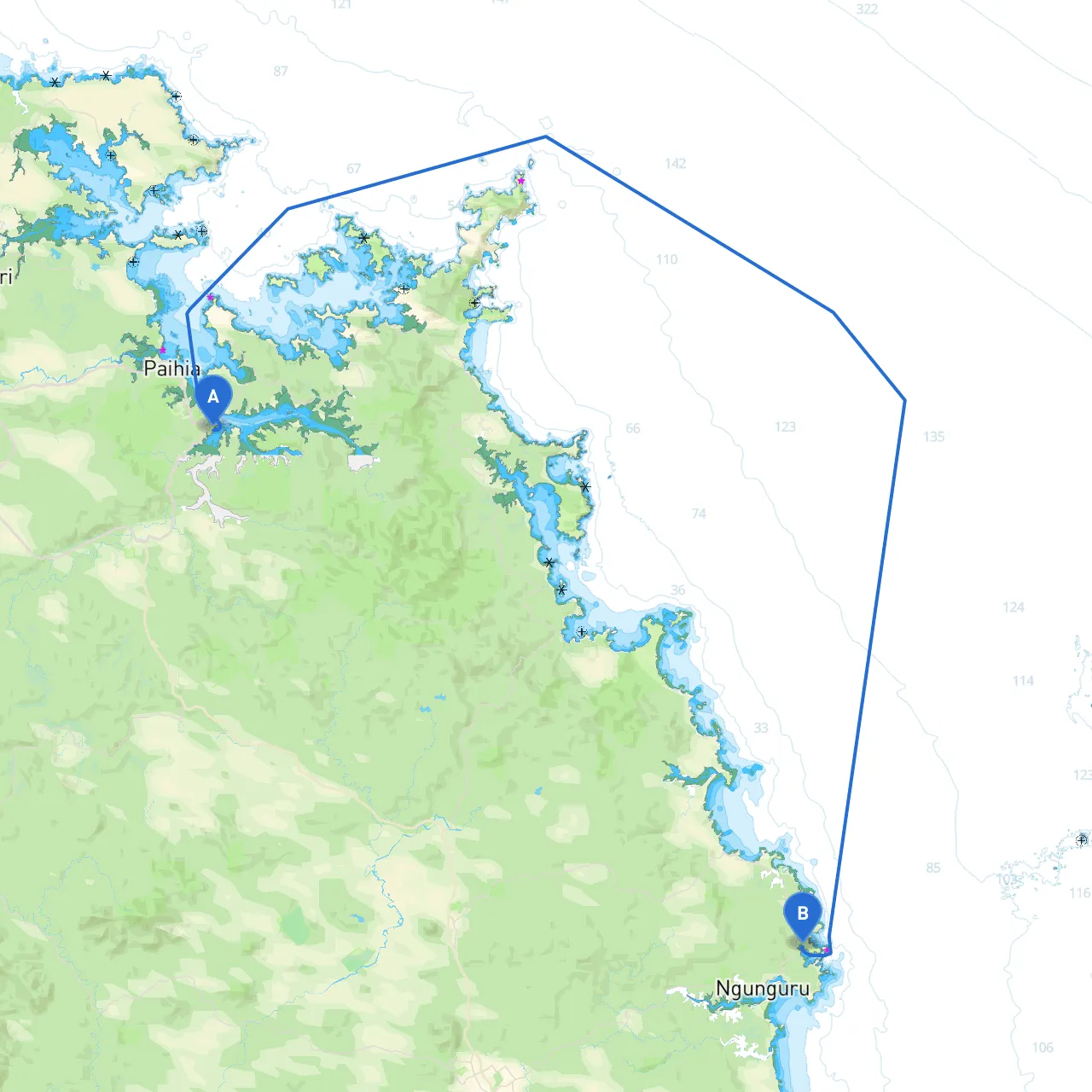 Opua to Whangarei