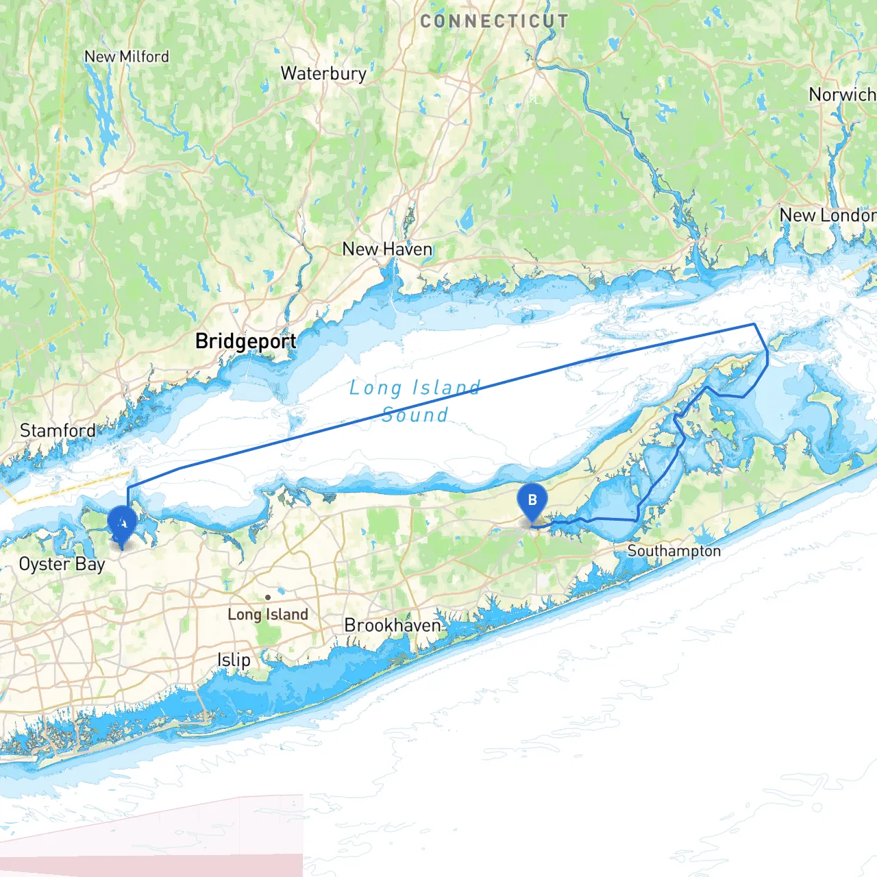 Huntington to Riverhead