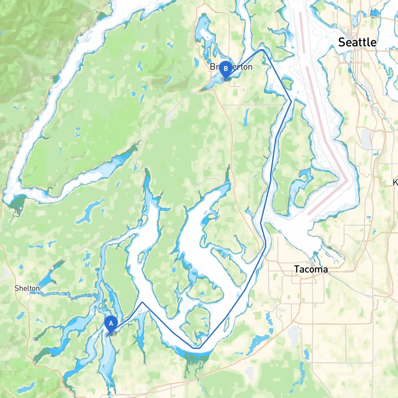 Olympia to Port Orchard