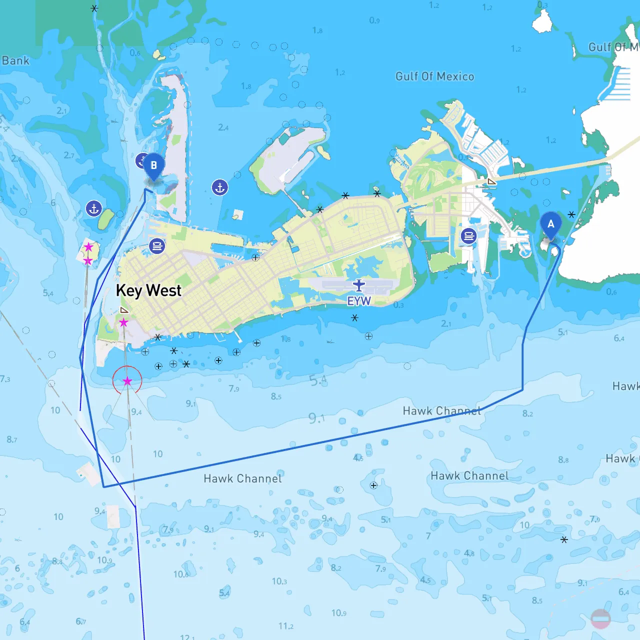 Stock Island to Key West