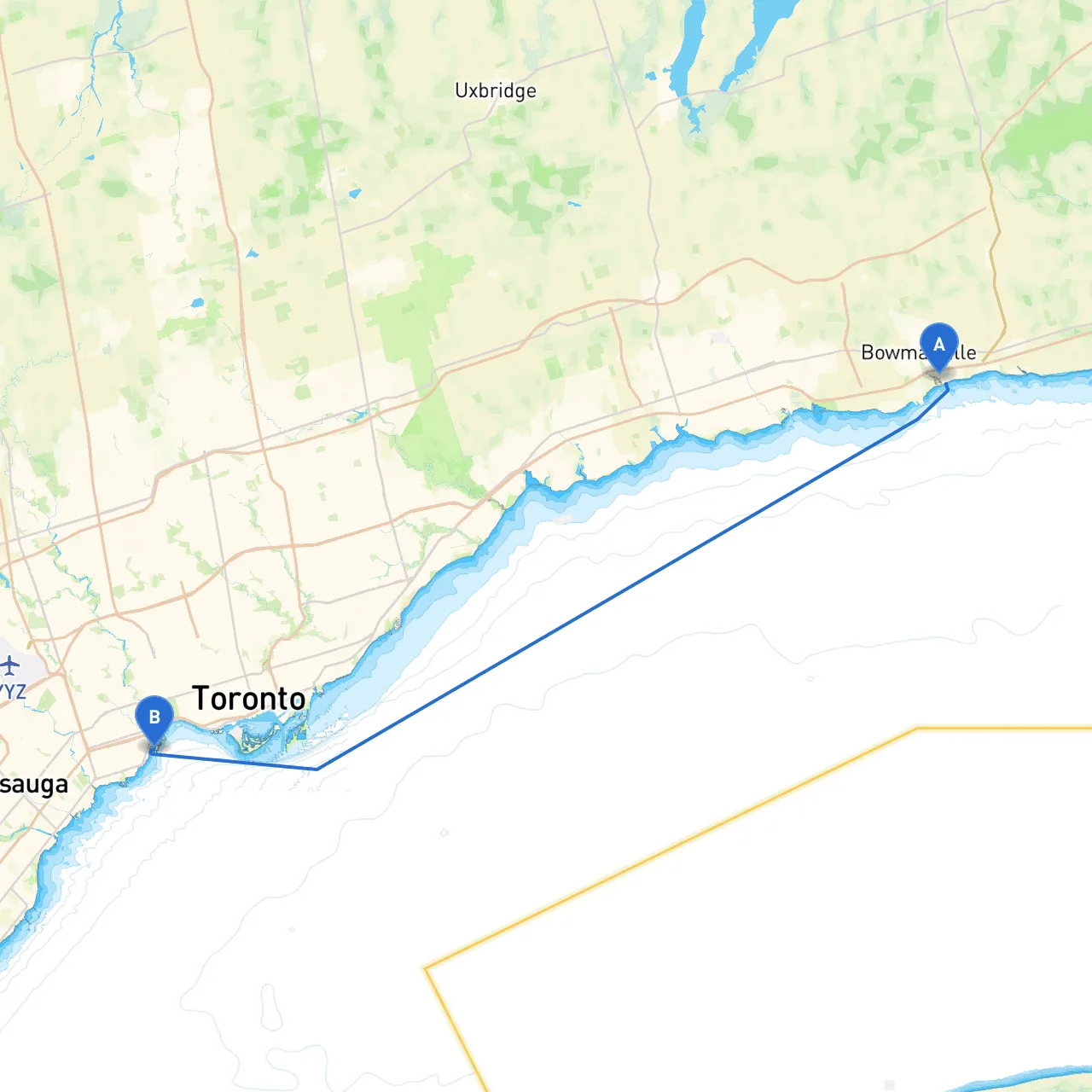 Bowmanville to Etobicoke
