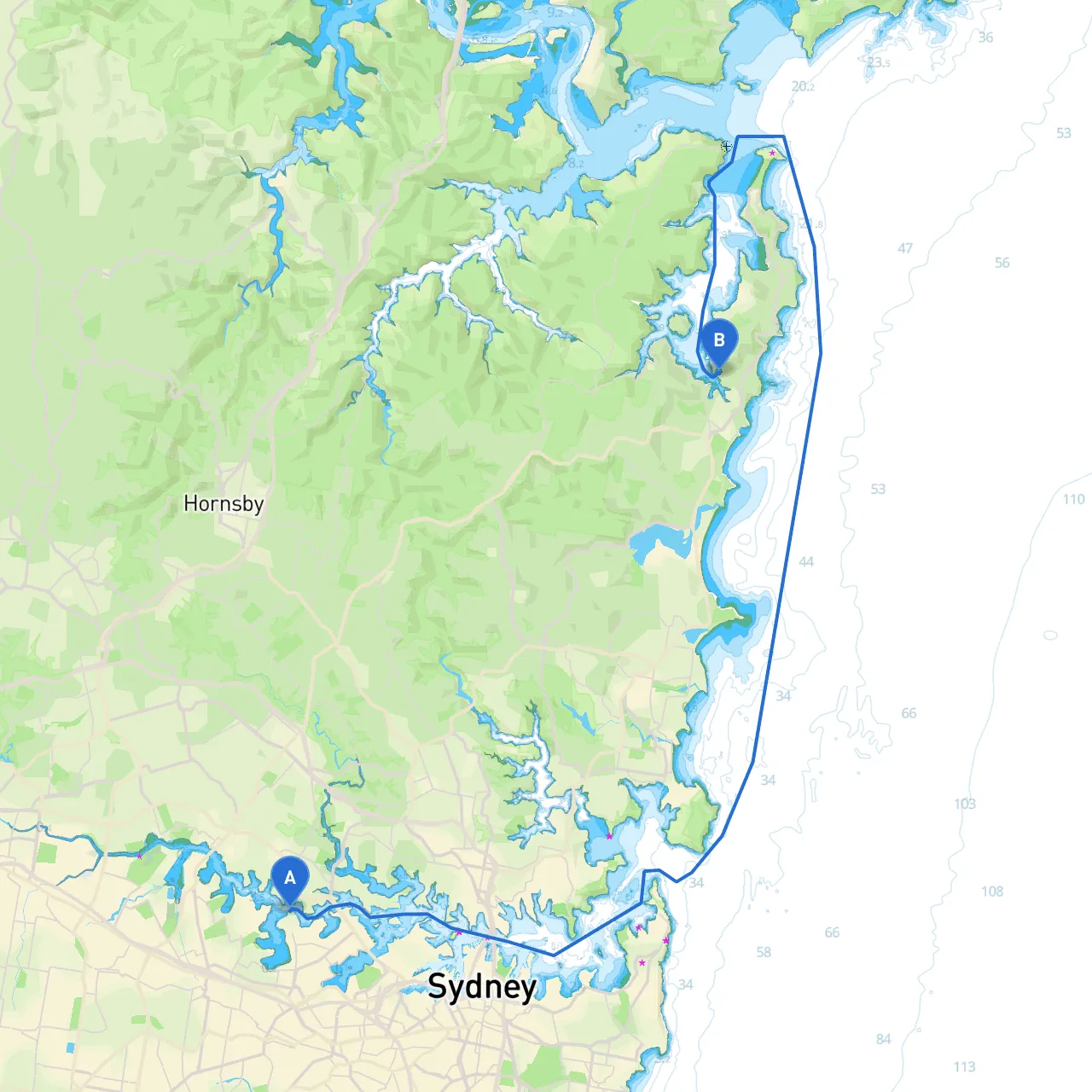 Sydney to Newport