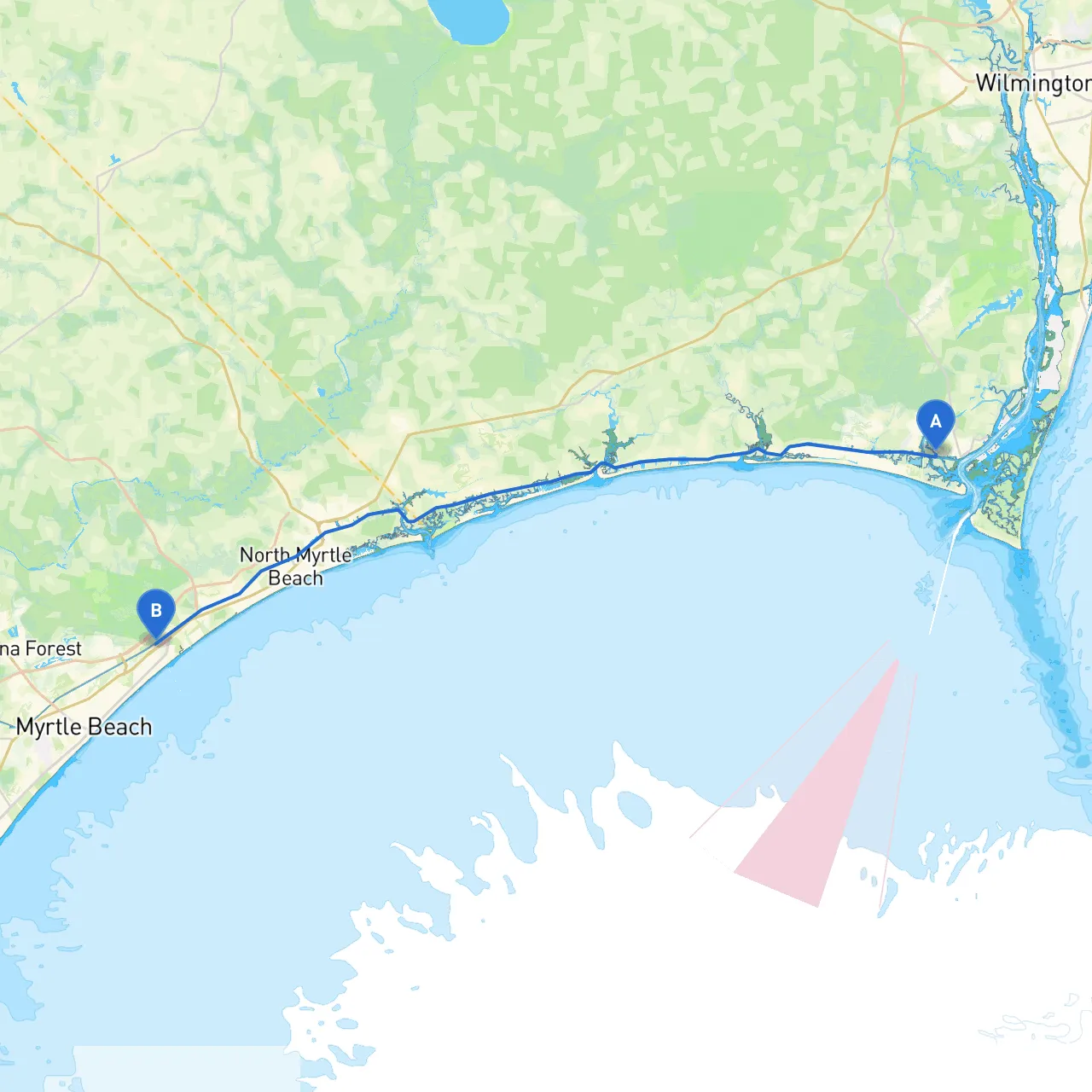 Southport to Myrtle Beach