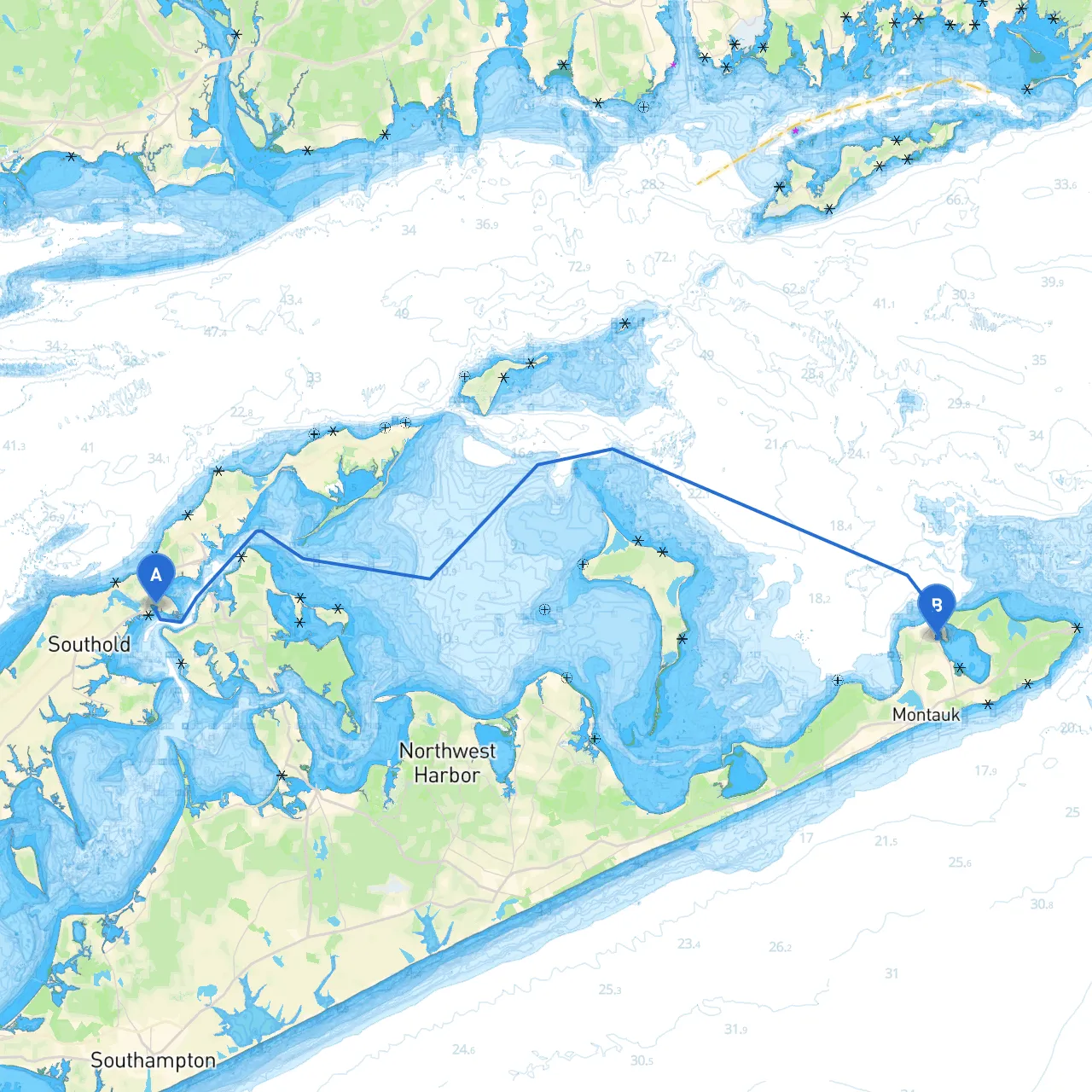 Southold to Montauk